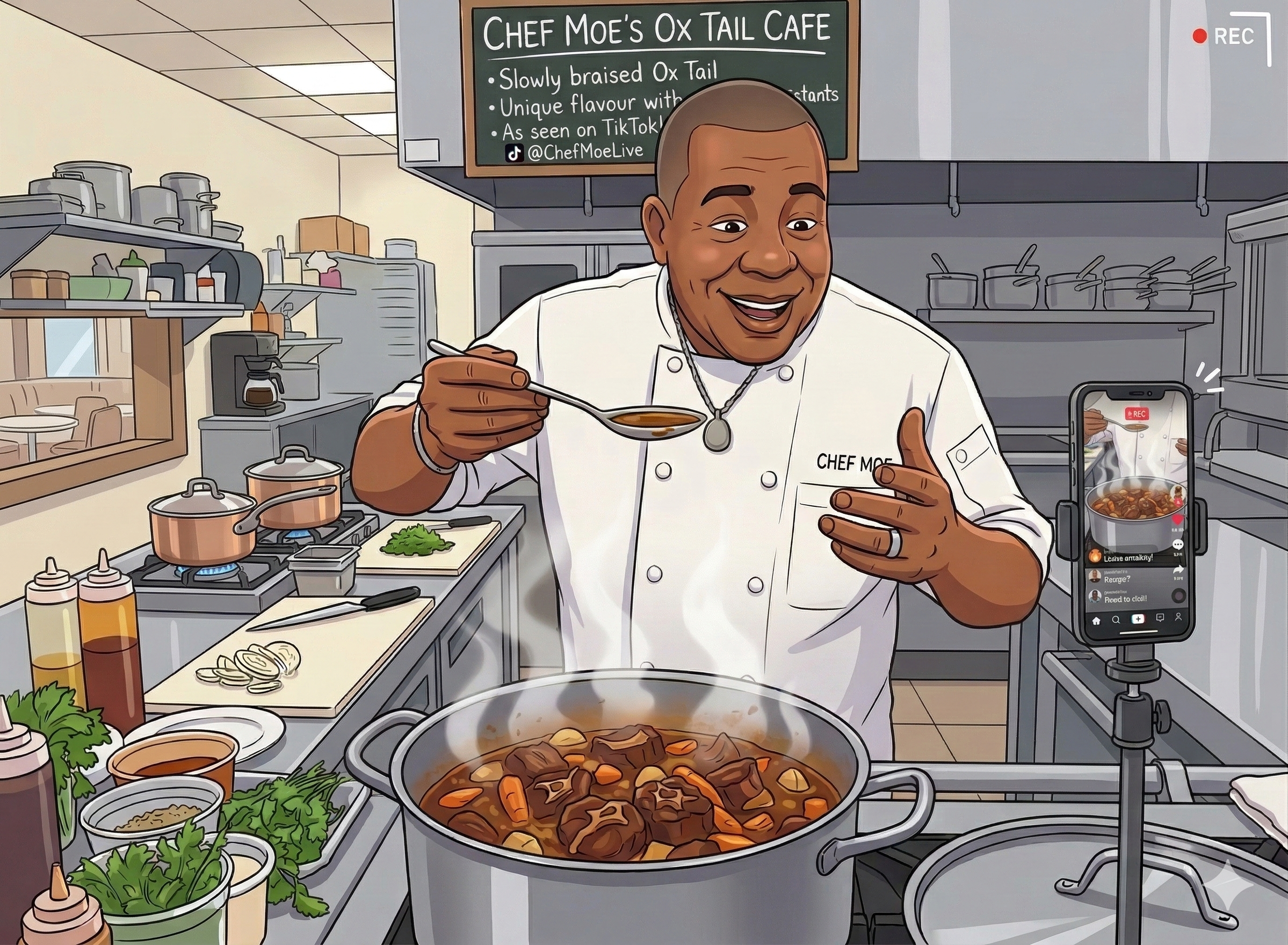 Chef Moe featured artwork